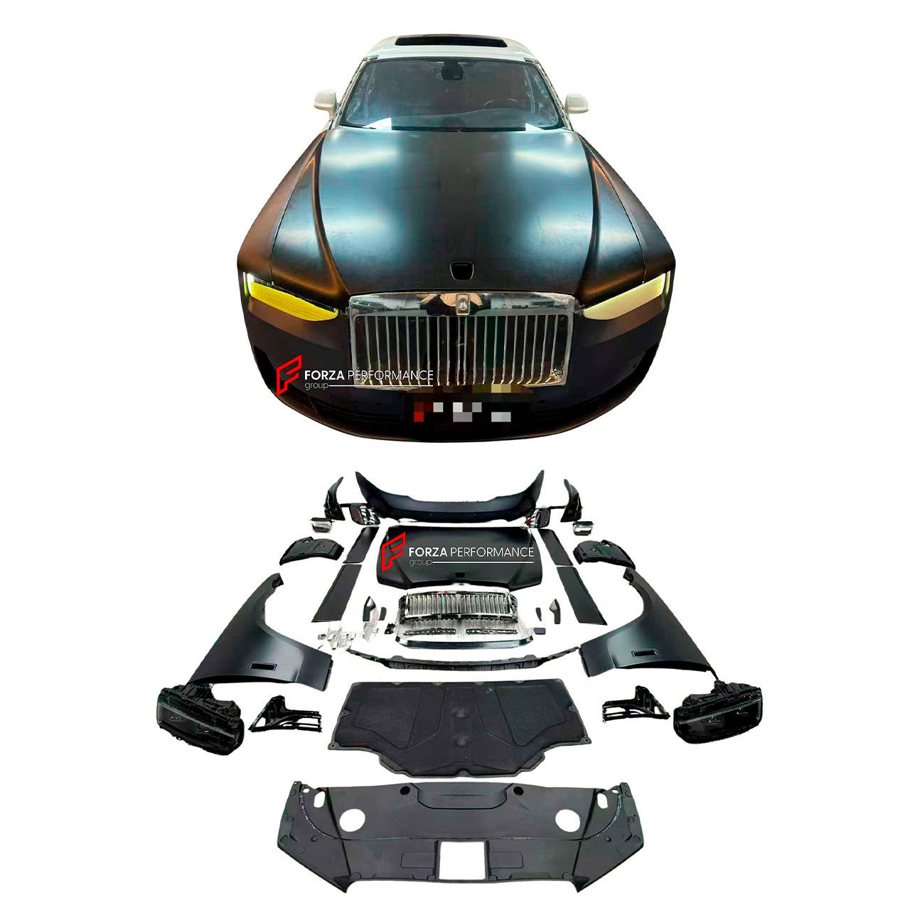 CONVERSION BODY KIT for ROLLS-ROYCE GHOST 2010 - 2014 UPGRADE to GHOST 2025+