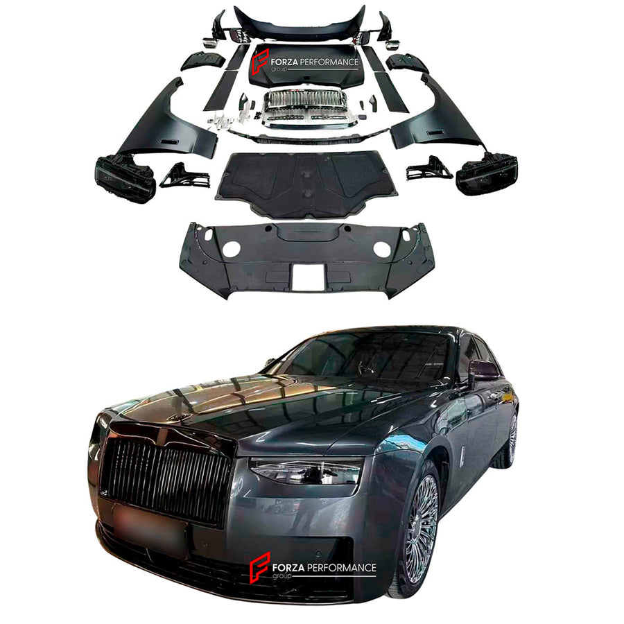 Buy Now CONVERSION BODY KIT for ROLLS ROYCE GHOST I 2010 - 2019 UPGRADE to GHOST RR21 FACELIFT 2025+ and upgrade car parts from SIR Tuning at the Best Price. Headlights, Tail lights, Bodykits, Navigations, body kit and more - Fast & Free Shipping within Europe, US & Worldwide.