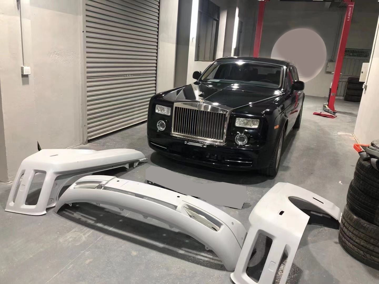 CONVERSION BODY KIT for ROLLS ROYCE PHANTOM 2004-2012 6th Gen UPGRADE to 2012-2017 7th Gen FACELIFT