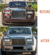 CONVERSION BODY KIT for ROLLS ROYCE PHANTOM 2004-2012 6th Gen UPGRADE to 2012-2017 7th Gen FACELIFT