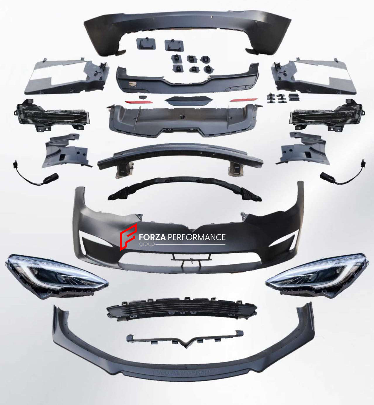 CONVERSION BODY KIT for TESLA MODEL S FACELIFT 2017 - 2021 to 2021+