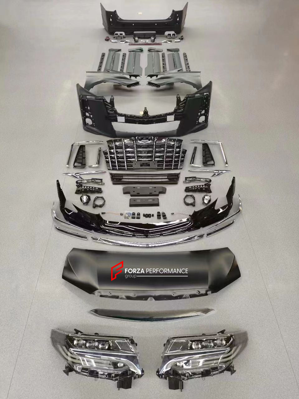 CONVERSION BODY KIT FOR TOYOTA ALPHARD 2008-2015 UPGRADE TO 2018-2024