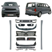 CONVERSION BODY KIT for VOLKSWAGEN MULTIVAN T5.1 FACELIFT 2010 - 2015 UPGRADE to TRANSPORTER T5.1 FACELIFT 2010 - 2015