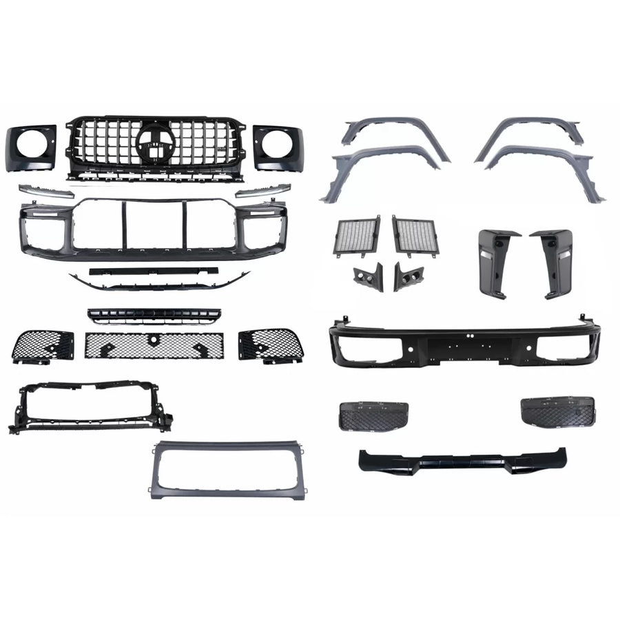 Conversion Body Kit suitable for Mercedes G-Class W465 (2024-up) G63 B-Look Chrome Grille – product image 1