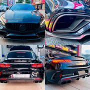 CONVERSION CARBON BODY KIT for MERCEDES-BENZ S-CLASS C217 S 400 S500 S550 2014 - 2020 to S63 AMG