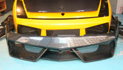 CONVERSION CARBON FRONT BUMPER for LAMBORGHINI GALLARDO 2003 - 2008 COUPE SPYDER upgrade to LP570 SUPERLEGGERA