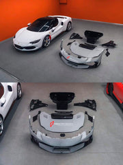CONVERSION FERRARI 296 SPECIALE DRY CARBON BODY KIT for FERRARI 296 GTS GTB 2022