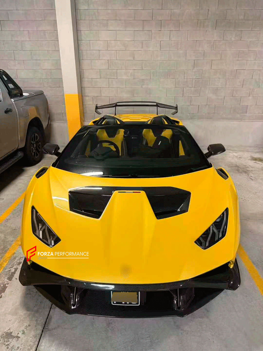 CONVERSION UPGRADE CARBON BODY KIT for LAMBORGHINI HURACAN LP580 LP610 2014 - 2019 SPYDER upgrade to HURACAN STO LP 640