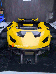 CONVERSION UPGRADE CARBON BODY KIT for LAMBORGHINI HURACAN LP580 LP610 2014 - 2019 SPYDER upgrade to HURACAN STO LP 640