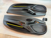 CONVERSION DRY CARBON DOOR PANELS for FERRARI 488 2015 - 2020 upgrade to PISTA