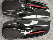 CONVERSION DRY CARBON DOOR PANELS for FERRARI 488 2015 - 2020 upgrade to PISTA