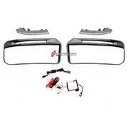CONVERSION DRY CARBON FOG LIGHT COVERS for MERCEDES-BENZ G-CLASS W463 2008 - 2018 UPGRADE to G-CLASS W464 2019 - 2024