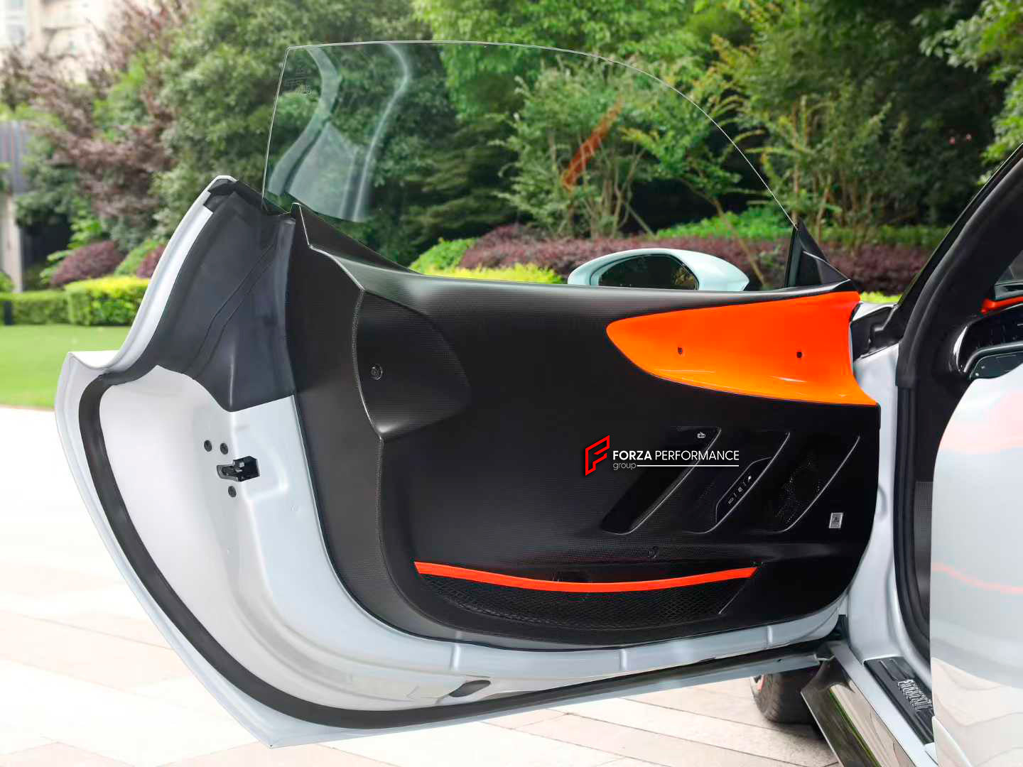 CONVERSION DRY CARBON DOOR PANELS for FERRARI SF90 upgrade to SF90 XX