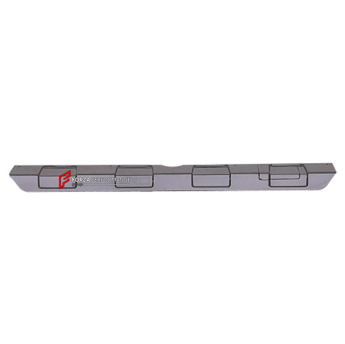 CONVERSION DRY CARBON REAR BUMPER COVER for MERCEDES-BENZ G-CLASS W463 2008 - 2018 UPGRADE to G-CLASS W464 2019 - 2024