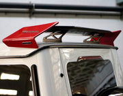 CONVERSION DRY CARBON REAR SPOILER WING for MERCEDES-BENZ G-CLASS W463 2008 - 2018 UPGRADE to G-CLASS W464 2019 - 2024