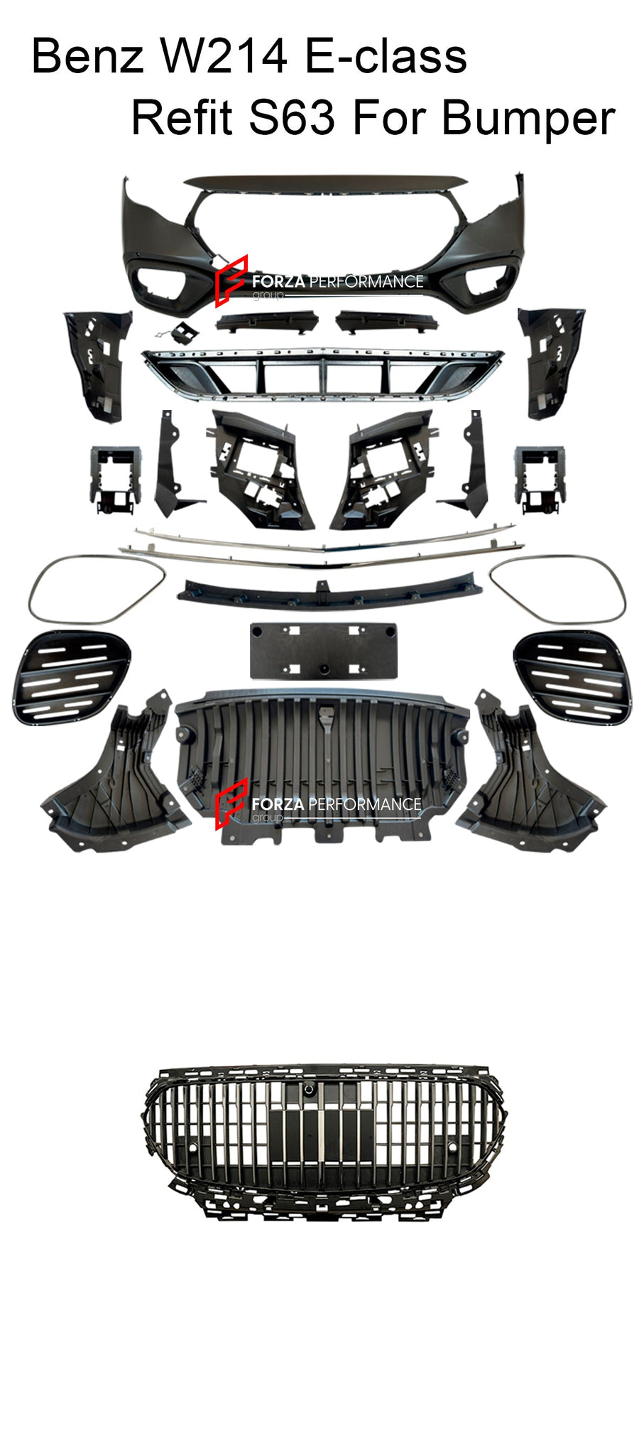 Buy Now CONVERSION FRONT BUMPER and GRILLE for MERCEDES BENZ E CLASS W214 2023+ UPGRADE to S CLASS AMG W223 S63 and upgrade car parts from SIR Tuning at the Best Price. Headlights, Tail lights, Bodykits, Navigations, body kit and more - Fast & Free Shipping within Europe, US & Worldwide.