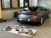 CONVERSION REAR DIFFUSER with EXHAUST TIPS for MERCEDES-BENZ CLE C236 A236 X236 2024+ UPGRADE to CLE CLASS AMG CLE 53 2024+ FACELIFT