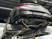CONVERSION REAR DIFFUSER with EXHAUST TIPS for MERCEDES-BENZ CLE C236 A236 X236 2024+ UPGRADE to CLE CLASS AMG CLE 53 2024+ FACELIFT