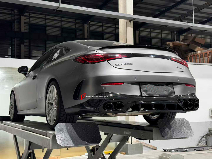 Buy Now CONVERSION REAR DIFFUSER with EXHAUST TIPS for MERCEDES-BENZ CLE C236 A236 X236 2024+ UPGRADE to CLE CLASS AMG CLE 53 2024+ FACELIFT and upgrade car parts from SIR Tuning at the Best Price. Headlights, Tail lights, Bodykits, Navigations, body kit and more - Fast & Free Shipping within Europe, US & Worldwide.