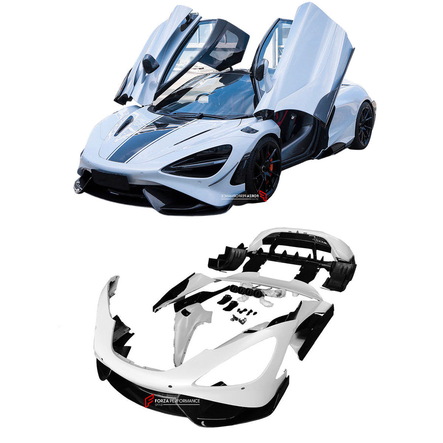 Buy Now CONVERSION UPGRADE BODY KIT for MCLAREN 720S COUPE 2017 - 2023 upgrade to 765LT 2020 - 2023 and upgrade car parts from SIR Tuning at the Best Price. Headlights, Tail lights, Bodykits, Navigations, body kit and more - Fast & Free Shipping within Europe, US & Worldwide.
