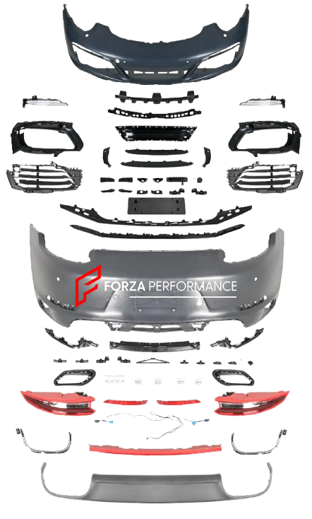 CONVERSION UPGRADE BODY KIT for PORSCHE CARRERA 911 991.1 2012 - 2019 upgrade to CARRERA 991.2
