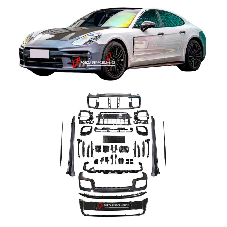 Buy Now CONVERSION UPGRADE BODY KIT for PORSCHE PANAMERA 971 2016 - 2024 upgrade to 972 976 TURBO 2024+ and upgrade car parts from SIR Tuning at the Best Price. Headlights, Tail lights, Bodykits, Navigations, Carbon body kit and more - Fast & Free Shipping within Europe, US & Worldwide.
