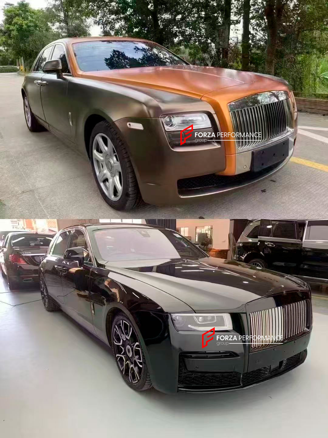 CONVERSION UPGRADE BODY KIT for ROLLS-ROYCE GHOST 1 2009 - 2014 upgrade to GHOST 3 2020 - 2025