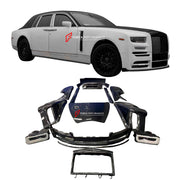 CONVERSION BODY KIT for ROLLS ROYCE PHANTOM 2002-2016 UPGRADE to 2017+ 8 GEN FACELIFT
