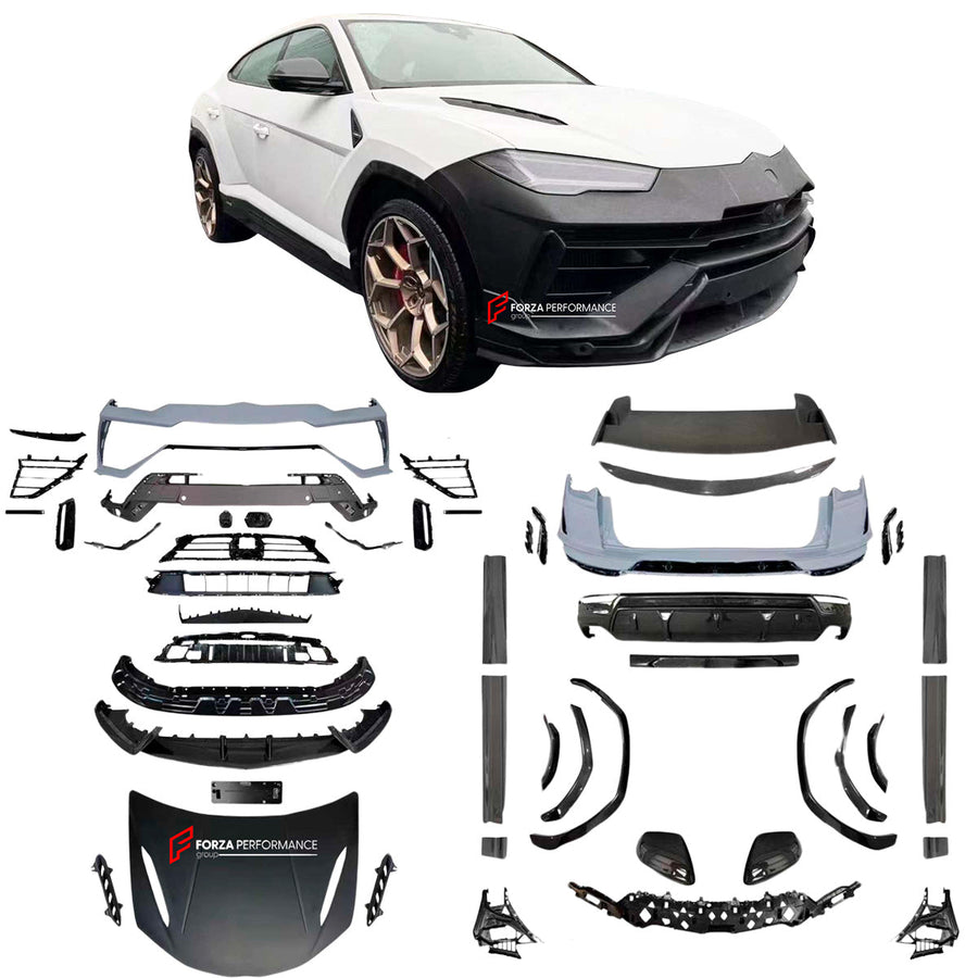 Buy Now CONVERSION UPGRADE FACELIFT OLD TO NEW PLASTIC AND DRY CARBON BODY KIT for LAMBORGHINI URUS 2018-2022 upgrade to PERFORMANTE 2023 STYLE and upgrade car parts from SIR Tuning at the Best Price. Headlights, Tail lights, Bodykits, Navigations, Carbon body kit and more - Fast & Free Shipping within Europe, US & Worldwide.