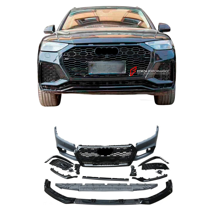 Buy Now CONVERSION UPGRADE FRONT BUMPER KIT for AUDI Q5 FY FACELIFT 2020 - 2025 upgrade to RS DESIGN and upgrade car parts from SIR Tuning at the Best Price. Headlights, Tail lights, Bodykits, Navigations, body kit and more - Fast & Free Shipping within Europe, US & Worldwide.