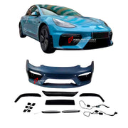CONVERSION UPGRADE FRONT BUMPER KIT for TESLA MODEL 3 2017 - 2023 upgrade to 718 982 GT4