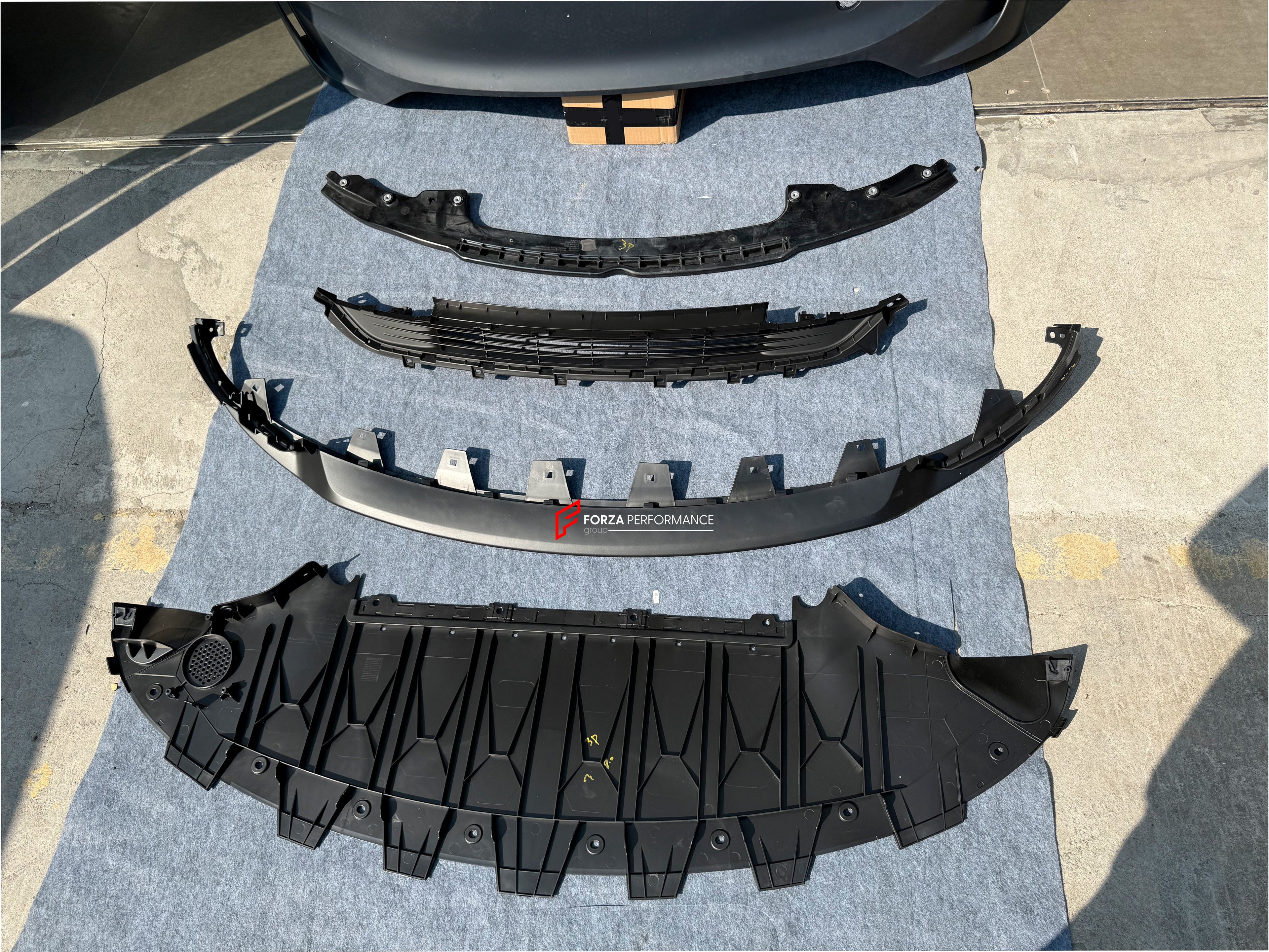 CONVERSION FRONT BUMPER for TESLA MODEL 3 FACELIFT 2023+ to PERFORMANCE 2023+