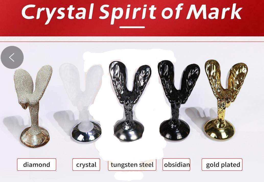 CRYSTAL SPIRIT OF ECSTASY FOR ROLLS-ROYCE