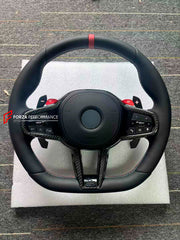 CUSTOM CARBON STEERING WHEEL with PADDLE SHIFTERS for BMW M5 F90