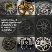 FORGED WHEELS RIMS for ROLLS-ROYCE SPECTRE CULLINAN DROPHEAD GHOST PHANTOM