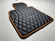 CUSTOM FLOOR MATS CARPETS for BMW 7 SERIES G70 2023+ LEATHER NYLON VELOUR ALCANTARA