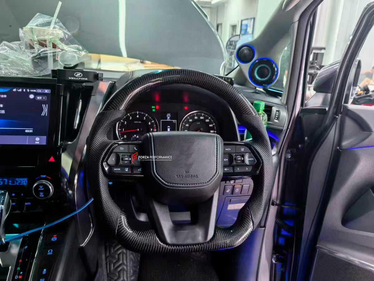 CUSTOM STEERING WHEEL for TOYOTA LAND CRUISER 300 LC300 GR SPORT 2021+
