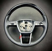 CUSTOM WOOD STEERING WHEEL for AUDI A3 A4 A5 A6 A7 A8