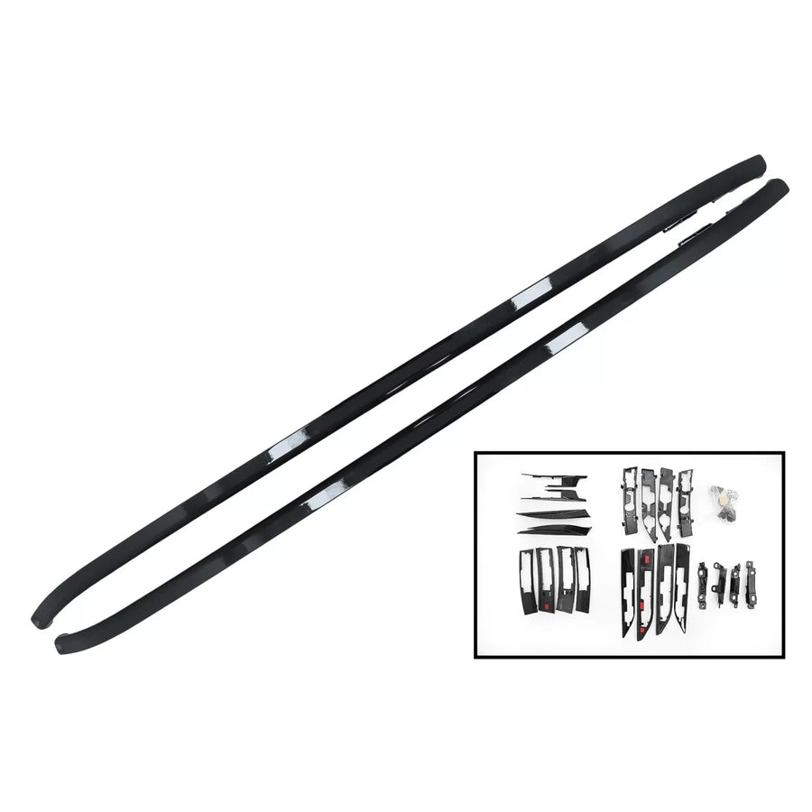Decorative Roof Rails suitable for Land Range Rover Evoque L538 (2011-2018) Piano Black – product image 1