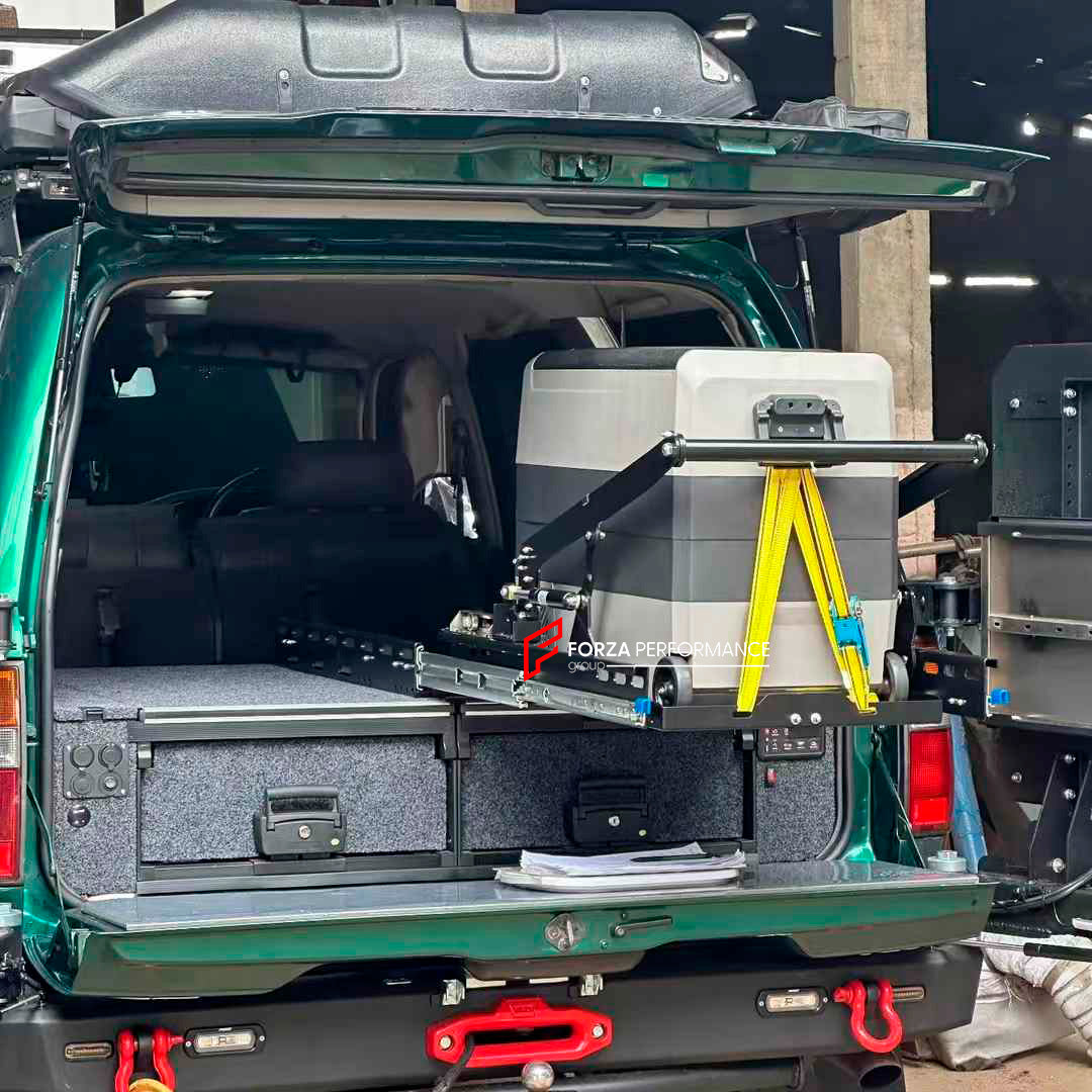 DRAWER and DROP DOWN SLIDER CARGO STORAGE KIT for TOYOTA LAND CRUISER 80 LC80