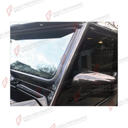 DRY CARBON A-PILLAR COVERS for MERCEDES-BENZ G-CLASS W463 2008 - 2018