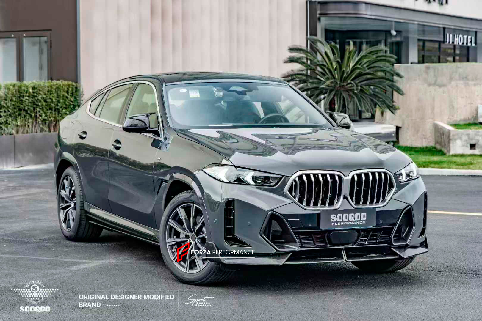 AUTHENTIC SOOQOO DRY CARBON AERO KIT for BMW X6 G06 LCI FACELIFT 2023+
