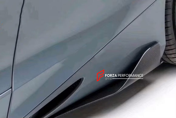 DRY CARBON AERO SIDE BLADES for MCLAREN 720S 2017 - 2023