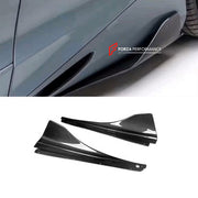 DRY CARBON AERO SIDE BLADES for MCLAREN 720S 2017 - 2023