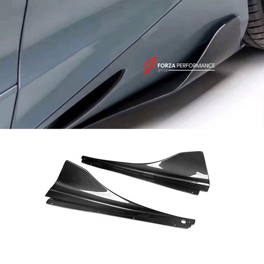 Buy Now DRY CARBON AERO SIDE BLADES for MCLAREN 720S 2017 - 2023 and upgrade car parts from SIR Tuning at the Best Price. Headlights, Tail lights, Bodykits, Navigations, Carbon body kit and more - Fast & Free Shipping within Europe, US & Worldwide.