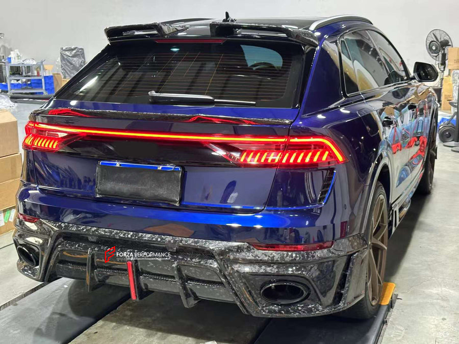 Buy Now FORZA FORGED CARBON BODY KIT for AUDI RSQ8 4M 2020+ and upgrade car parts from SIR Tuning at the Best Price. Headlights, Tail lights, Bodykits, Navigations, body kit and more - Fast & Free Shipping within Europe, US & Worldwide.