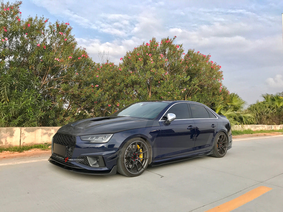 Buy Now DRY CARBON BODY KIT for AUDI S4 B9 2016 - 2019 and upgrade car parts from SIR Tuning at the Best Price. Headlights, Tail lights, Bodykits, Navigations, Carbon body kit and more - Fast & Free Shipping within Europe, US & Worldwide.