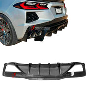 DRY CARBON REAR DIFFUSER for CHEVROLET CORVETTE C8 2020+