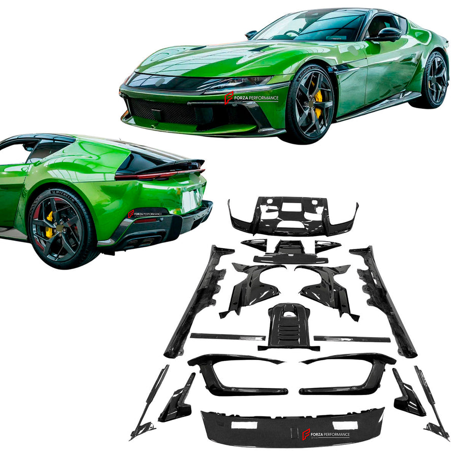 Buy Now DRY CARBON BODY KIT for FERRARI 12CILINDRI 2024+ and upgrade car parts from SIR Tuning at the Best Price. Headlights, Tail lights, Bodykits, Navigations, body kit and more - Fast & Free Shipping within Europe, US & Worldwide.