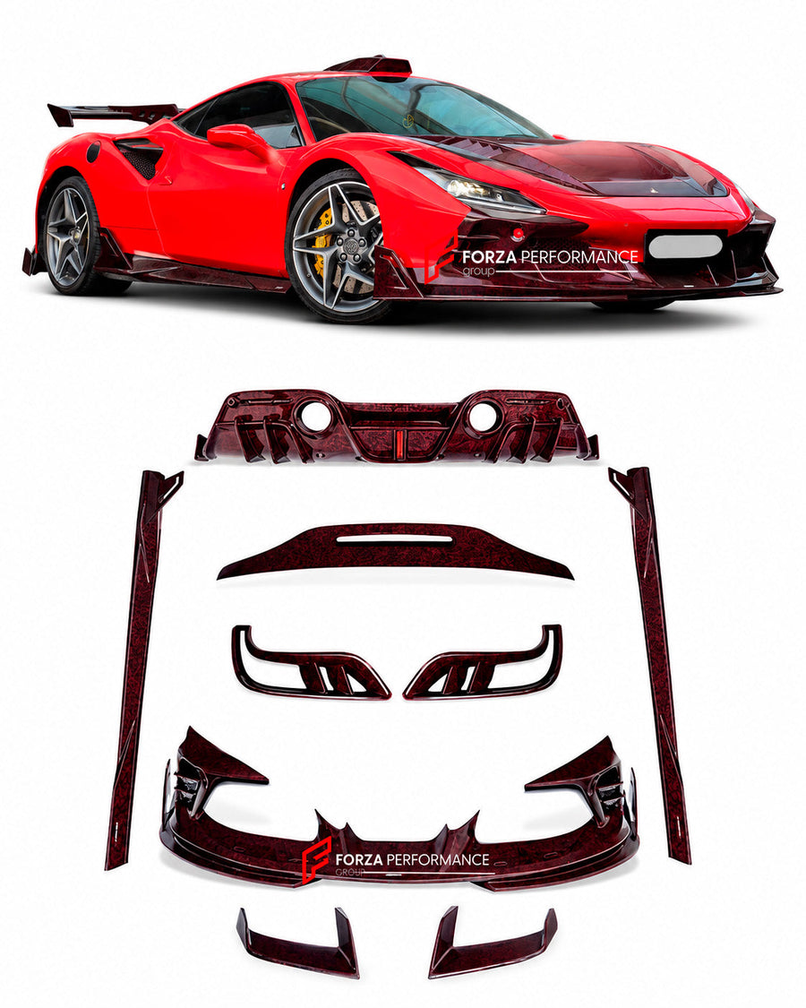 Buy Now DRY CARBON BODY KIT for FERRARI F8 Spider 2020+ and upgrade car parts from SIR Tuning at the Best Price. Headlights, Tail lights, Bodykits, Navigations, body kit and more - Fast & Free Shipping within Europe, US & Worldwide.